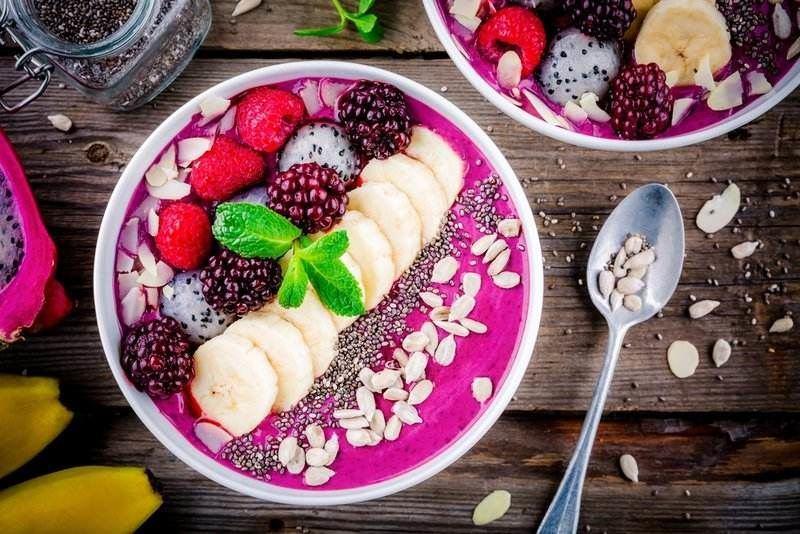 Exotická smoothie bowl