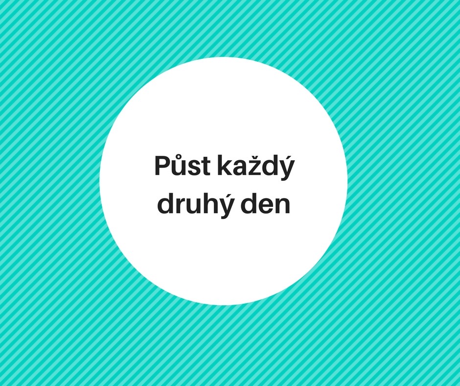 přerušovaný půst každý druhý den