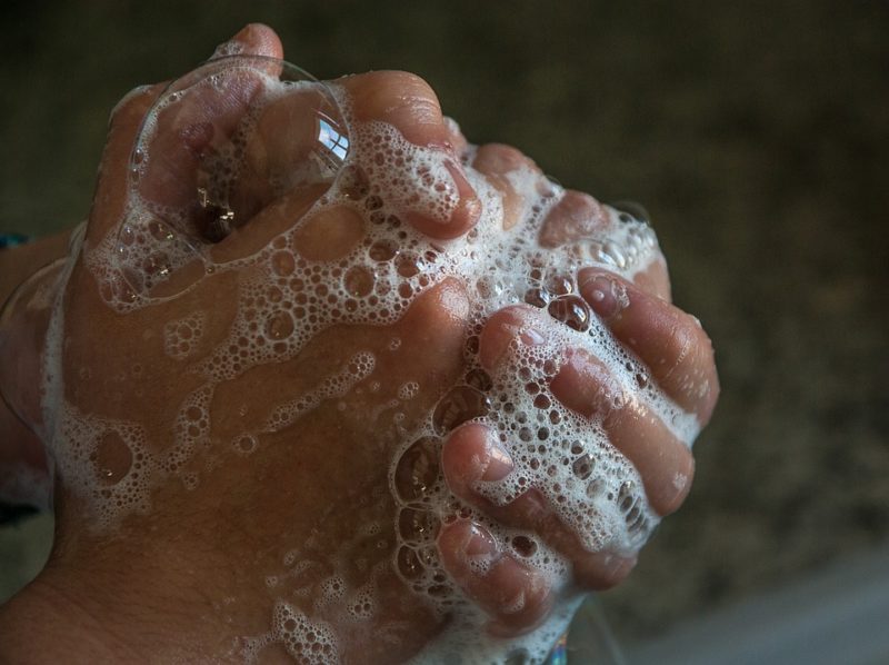 mytí rukou jako prevence před nachlazením