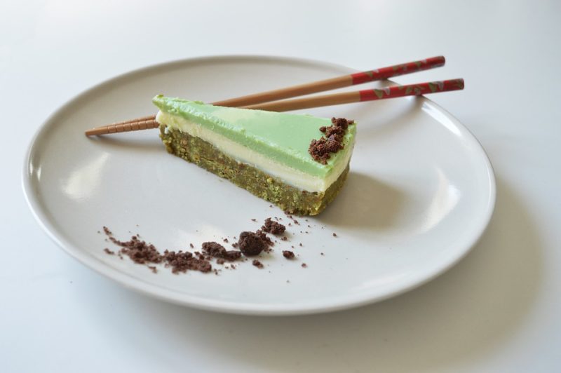 matcha cheesecake