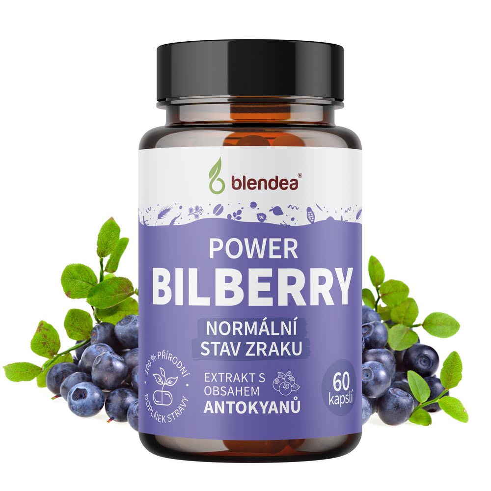 Balení produktu Power Bilberry od značky Blendea