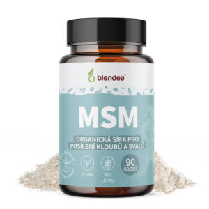 MSM Methylsulfonylmethan organická síra kapsle od značky Blendea