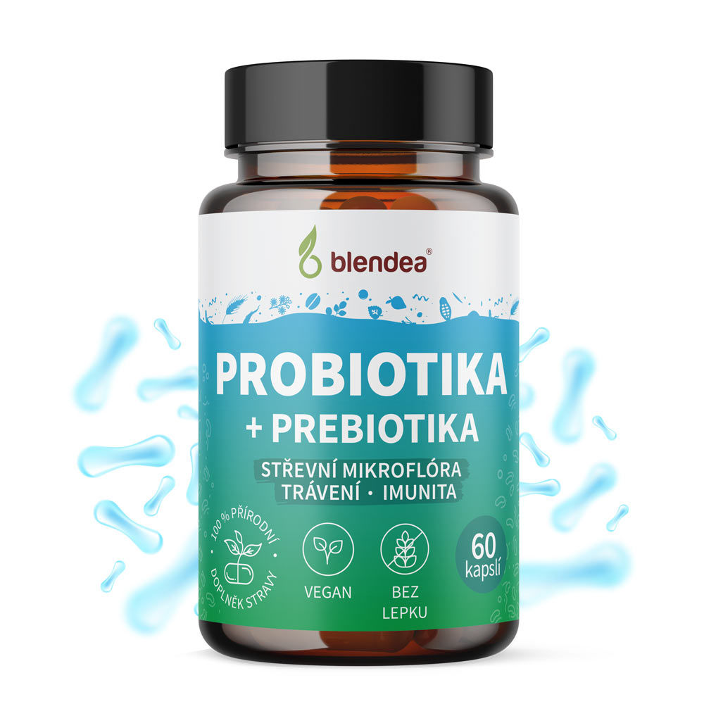 Probiotika a prebiotika kapsle od značky Blendea